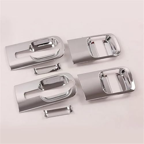 6-teiliges Set Auto ABS Chrom Türgriffschalen Abdeckung Für Hyundai Für Grand Für Starex H1 I800 2018 2019 2020 Zubehör Türgriffe von HJWPD