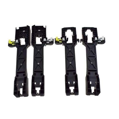 Außentürgriff-Grundrahmen Vorne Hinten Links Rechts Schwarz Für Kia Für Sportage 2005 2006 2007 2008 2009 2010 2.0L 2.7L Türgriffe(Door Handle Set 4PCS) von HJWPD