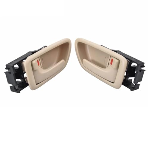Auto Innen Tür Griff Hebel Zubehör Für Toyota Für Sequoia Für Tundra Für Avalon 69206-0C030-B2 Teile Komponenten Türgriffe(Beige 1Pair) von HJWPD