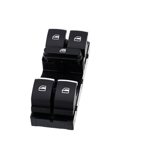 Glas Control Heber Fenster Master Control Schalter Für Skoda Für Fabia Für Roomster Für Superb B65ND959857 1K4959857B(Chrome) von HJWPD