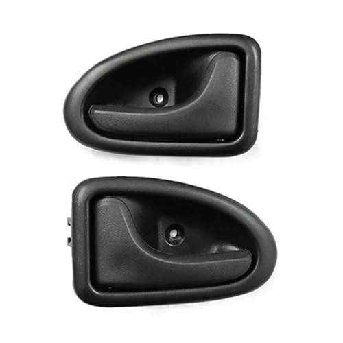 HJWPD Auto-Innentürgriff Für Renault Für Megane I Für Clio II Für Scenic I 1999-2005 Für Trafic II 2001-2014 7700353282 Türgriffe(Black 1 Pair) von HJWPD