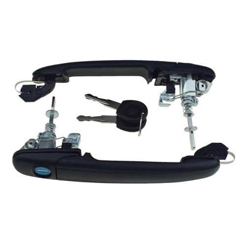 HJWPD Paar Außentürgriff Vorne Links Rechts Mit Schlüssel Für VW Für Sharan Für Seat Für Alhambra 1995 1996-2010 6K0837205 Türgriffe von HJWPD