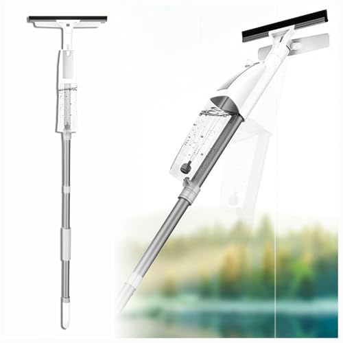 3 in 1 Sprüh Fensterwischer Mit Teleskopstiel mit Verlängerungsstange, Fensterputzer Teleskop mit 3 Mikrofasertüchern Duschwand Abzieher für Fenster Dusche Auto 3 in 1 Sprüh Fensterwischer Mit Teleskopstiel mit Verlängerungsstange, Fensterputzer Teleskop mit 3 Mikrofasertüchern Duschwand Abzieher für Fenster Dusche Auto von HJXBD888