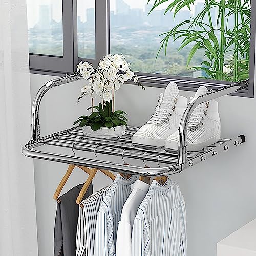 Edelstahl Balkonwäschetrockner Wäscheständer Zum Aufhängen Von Heizkörpern Und Balkon-Trockengestell Klappbar Heizkörpertrockner Für Socken,Balkongeländer, Heizkörper,Verstellbare Haken,silber Heizkör Edelstahl Balkonwäschetrockner Wäscheständer Zum Aufhängen Von Heizkörpern Und Balkon-Trockengestell Klappbar Heizkörpertrockner Für Socken,Balkongeländer, Heizkörper,Verstellbare Haken,silber Heizkör von HJXGQJM