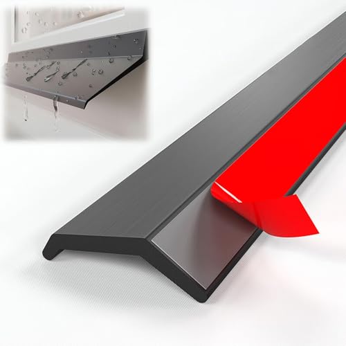 Fenster Abdichtleiste Gegen Regen Und Rückstau Robuste Gummi-Dichtung Speziell Für Schiebefenster Selbstklebend Und Witterungsbeständig Fenster Dichtungsstreifen Für Effektiven Regenschutz von HJXGQJM