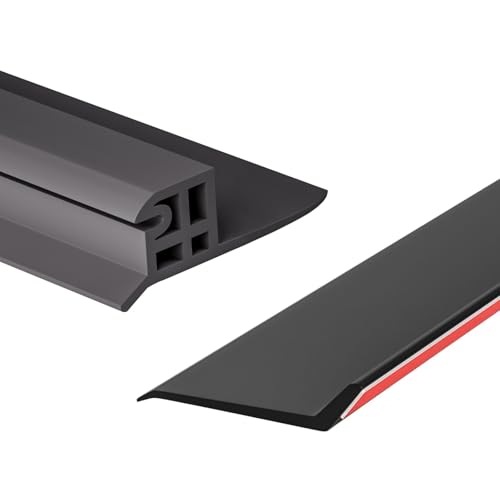 Gummi-Fensterdichtung Regen, Flexible Selbstklebende Tür- Und Fenstertropfkappe Regenabweiser, Wetterschutztür-Zugluftstopper, Türdichtungsstreifen(2.5m,Internal window groove 1.9cm) von HJXGQJM