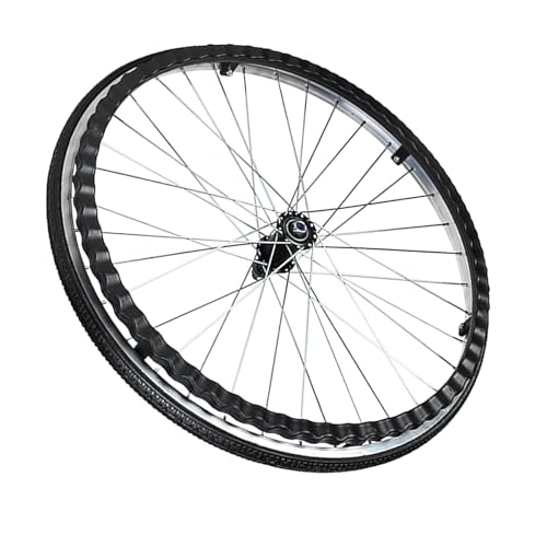 RollstuhlräDer Ersatz Hinten 24 Zoll 2er-Set, Pannensicher Solider Rollstuhl Hinterrad, Aluminiumlegierung Speichennabe ErsatzräDer für RollstüHle, für NabeZubehör ( Color : Noir , Size : 22Inch/56cm( von HJXGQJM