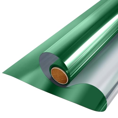Spiegelfolie Selbstklebend Sonnenschutzfolie Fenster Innen UV-Schutz Reflektierende Fensterfolie Thermofolie Für Büro Und Haus Spiegelfolie Fenster Sichtschutz, Grün (Color : Green, Size : 50x300cm( Spiegelfolie Selbstklebend Sonnenschutzfolie Fenster Innen UV-Schutz Reflektierende Fensterfolie Thermofolie Für Büro Und Haus Spiegelfolie Fenster Sichtschutz, Grün (Color : Green, Size : 50x300cm( von HJXGQJM
