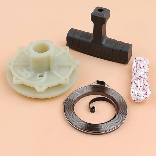 Kompatibles Rückstoßfeder-Starter-Riemenscheiben-Set Kompatibel mit 335 338 435 440 Kettensägenteile 545008015 von HJXcTRH