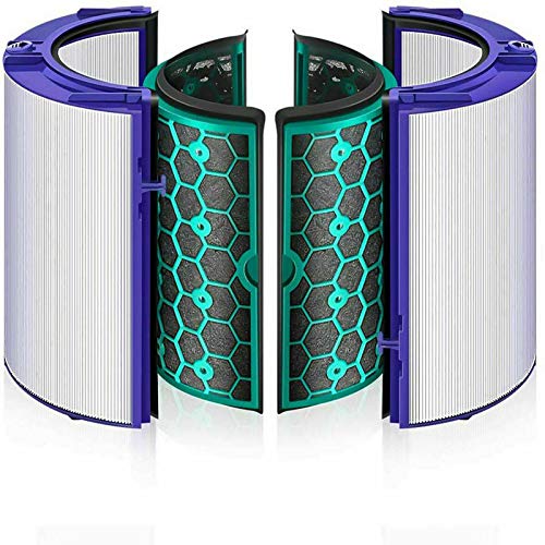 Luftreiniger HEPA Aktivkohle Filter, Pure Cool Carbon Filter Set Ersatz für Dyson TP04 HP04 DP04 TP05 HP05 TP07 HP07 969048-03 von HJY