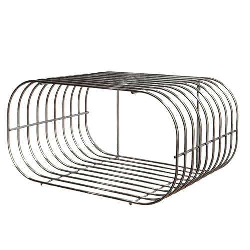 HJYBFA Mehrzweck-Hohl-Couchtisch, Kreatives Schwebendes Wanddisplay Aus Edelstahl, Für Wohnzimmer, Schlafzimmer von HJYBFA