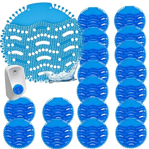 HJYDGJ 18 Stücke Universal Urinal Einsatz Urinalsieb mit Duft Pissoirsieb Spritzschutz Urinalsieb Spritzschutz Urinaleinlage Urinal-Einlage Spritzschutz Urinal Einleger Matte - Blau HJYDGJ 18 Stücke Universal Urinal Einsatz Urinalsieb mit Duft Pissoirsieb Spritzschutz Urinalsieb Spritzschutz Urinaleinlage Urinal-Einlage Spritzschutz Urinal Einleger Matte - Blau von HJYDGJ