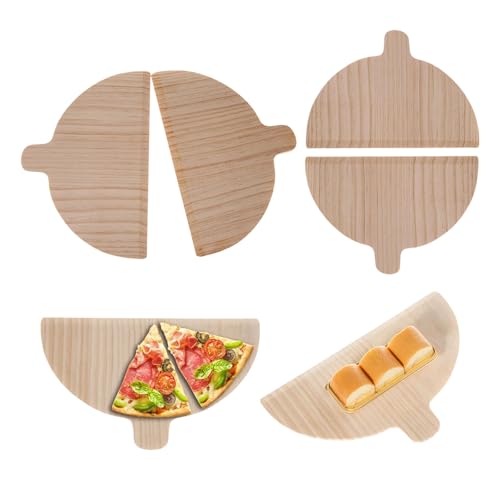 HJYDGJ Pizza Schaufel 4 Stück, 28 cm x 17 cm x 0.4 cm, rustikal, Pizzaschaufel, Pizzaschaufel, Pizza Schaufel von HJYDGJ