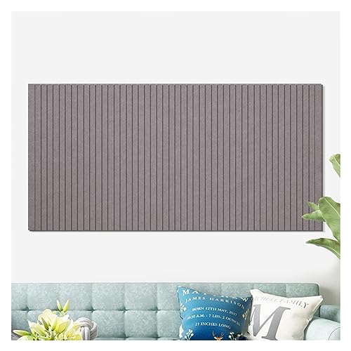 HJZALMI Filz-Antikollisions-Wandpaneele, Pinnwand, Selbstklebender Wandaufkleber, Foto-Wand-Nachrichtentafel Für Büro-Wohndekoration (Farbe : Grey, Größe : 60X120CM) von HJZALMI