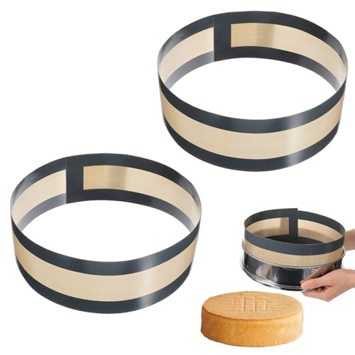 HJZHII 2 Stück Silikon Backmatte für Brot, Wiederverwendbare Backmatte Rutschfestes Teigmatte Brotschlinge mit für Brottopf Teig Backofen Puffs Plätzchen Gebäck Pizza HJZHII 2 Stück Silikon Backmatte für Brot, Wiederverwendbare Backmatte Rutschfestes Teigmatte Brotschlinge mit für Brottopf Teig Backofen Puffs Plätzchen Gebäck Pizza von HJZHII