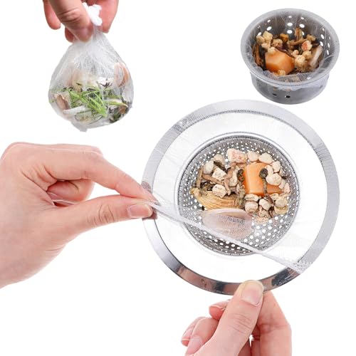 HJZHII 260 Stück Filter Net Sieb für Spülbecken,Einweg Sink Filter Küchenspüle Sieb Mesh Tasche,Mesh Abflussfilter Spülbecken Sieb Tasche Waschbecken Siebbeutel Abflusssieb Netz Müllsack Filter Net HJZHII 260 Stück Filter Net Sieb für Spülbecken,Einweg Sink Filter Küchenspüle Sieb Mesh Tasche,Mesh Abflussfilter Spülbecken Sieb Tasche Waschbecken Siebbeutel Abflusssieb Netz Müllsack Filter Net von HJZHII