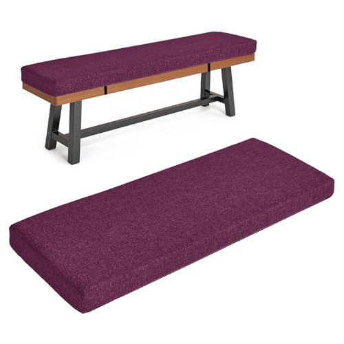 HJZPWB 5 cm Dick Sitzkissen Bank Leinenstoff Bankkissen Abnehmbar Sitzbank Polster Eckbank Auflagen rutschfest Bankauflage Waschbar Sitzauflage Bank Gartenbank Sitzauflage,Lila,160 * 35 * 5cm HJZPWB 5 cm Dick Sitzkissen Bank Leinenstoff Bankkissen Abnehmbar Sitzbank Polster Eckbank Auflagen rutschfest Bankauflage Waschbar Sitzauflage Bank Gartenbank Sitzauflage,Lila,160 * 35 * 5cm von HJZPWB