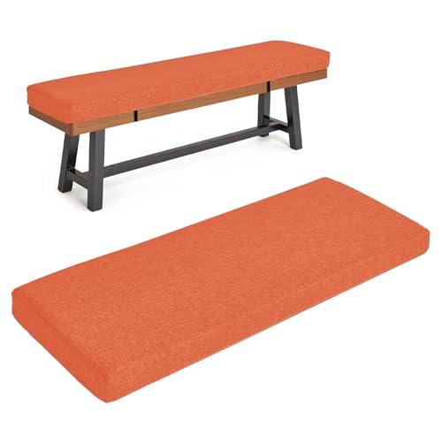 HJZPWB 5 cm Dick Sitzkissen Bank Leinenstoff Bankkissen Abnehmbar Sitzbank Polster Eckbank Auflagen rutschfest Bankauflage Waschbar Sitzauflage Bank Gartenbank Sitzauflage,Orange red,150 * 40 * 5cm HJZPWB 5 cm Dick Sitzkissen Bank Leinenstoff Bankkissen Abnehmbar Sitzbank Polster Eckbank Auflagen rutschfest Bankauflage Waschbar Sitzauflage Bank Gartenbank Sitzauflage,Orange red,150 * 40 * 5cm von HJZPWB