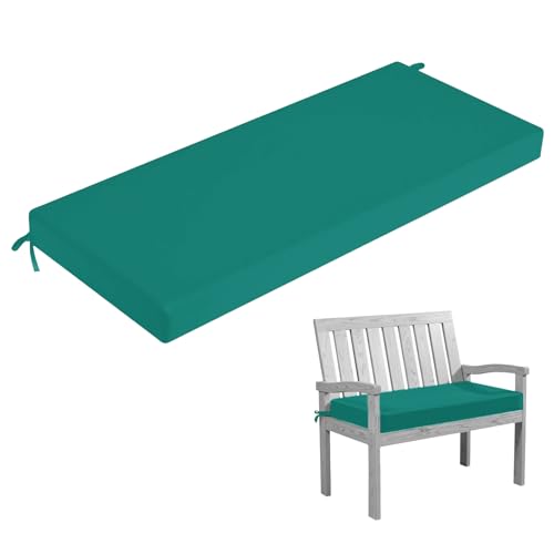 HJZPWB Bankauflage Outdoor Abnehmbare Sitzkissen Bank Waschbare Bankauflagen Gartenbank Auflage mit Rutschfester Unterseite Sitzauflage Bank Sitzpolster Bank,Grün,100x45x3cm HJZPWB Bankauflage Outdoor Abnehmbare Sitzkissen Bank Waschbare Bankauflagen Gartenbank Auflage mit Rutschfester Unterseite Sitzauflage Bank Sitzpolster Bank,Grün,100x45x3cm von HJZPWB