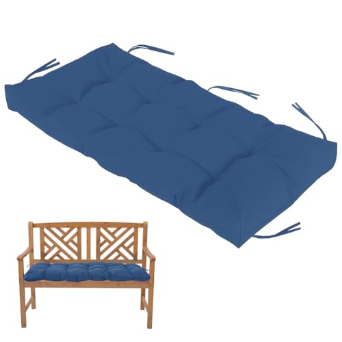 HJZPWB Bankauflage Wasserdicht Bankauflage Outdoor mit HaltebäNdern Sitzpolster Bank Gesteppt Getufteter Stil Bankkissen rutschfeste Bankauflagen Dickes Sitzauflage Bank,Blau,80 * 50 * 8cm HJZPWB Bankauflage Wasserdicht Bankauflage Outdoor mit HaltebäNdern Sitzpolster Bank Gesteppt Getufteter Stil Bankkissen rutschfeste Bankauflagen Dickes Sitzauflage Bank,Blau,80 * 50 * 8cm von HJZPWB
