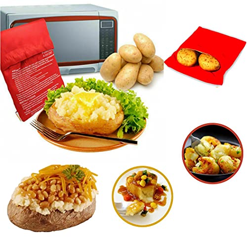 Jacket Potato Express Mikrowellen-Kochtasche in 4 Minuten, wiederverwendbar und waschbar (1) von HK Online
