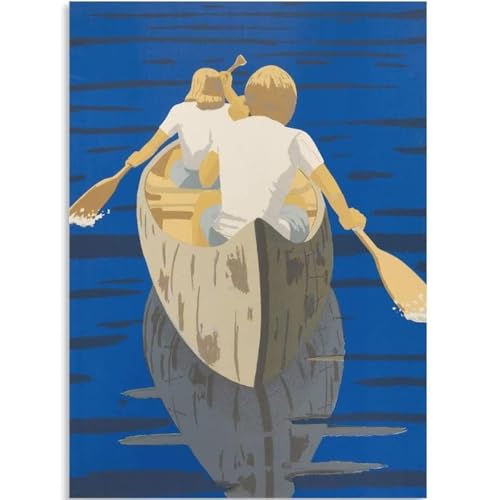 HKAHF AJWUQ Alex Katz Poster Das Segelboot Wandkunst Alex Katz Chagall Malerei Ausstellung Leinwanddrucke Alex Katz Bilder Für Wohnkultur 15x20cm Kein Rahmen von HKAHF AJWUQ