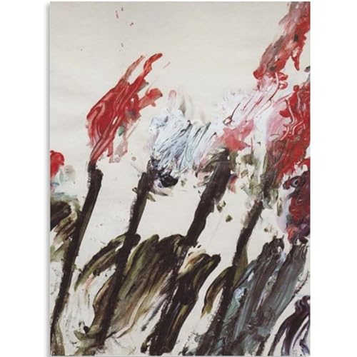 HKAHF AJWUQ Berühmte Cy Twombly Poster Die IrisWandkunst Cy Twombly Malerei Zeitgenössische Kunst Leinwanddrucke Cy Twombly Bilder Für Wohnkultur 15x20cmx1 Kein Rahmen von HKAHF AJWUQ
