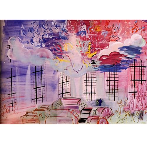 HKAHF AJWUQ Berühmte Raoul Dufy Poster, Elektrizität, Wandkunst, abstrakte Leinwandmalerei, Aquarelldrucke für Wohnzimmer, Heimdekoration, Bilder, 70 x 50 cm, ohne Rahmen HKAHF AJWUQ Berühmte Raoul Dufy Poster, Elektrizität, Wandkunst, abstrakte Leinwandmalerei, Aquarelldrucke für Wohnzimmer, Heimdekoration, Bilder, 70 x 50 cm, ohne Rahmen von HKAHF AJWUQ