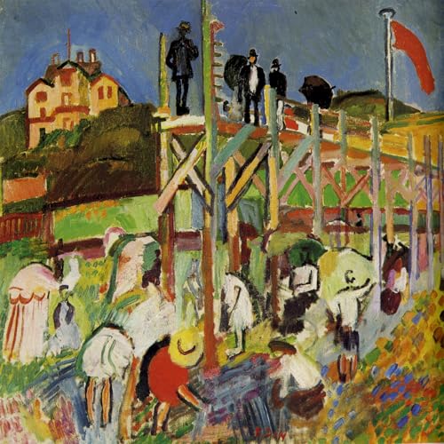 HKAHF AJWUQ Berühmte Raoul Dufy Poster, San Andrews Pier, Wandkunst, abstrakte Leinwandmalerei, Aquarelldrucke für Wohnzimmer, Heimdekoration, Bilder, 70 x 50 cm, ohne Rahmen HKAHF AJWUQ Berühmte Raoul Dufy Poster, San Andrews Pier, Wandkunst, abstrakte Leinwandmalerei, Aquarelldrucke für Wohnzimmer, Heimdekoration, Bilder, 70 x 50 cm, ohne Rahmen von HKAHF AJWUQ