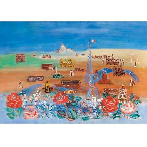 HKAHF AJWUQ Berühmte Raoul Dufy Poster Inselleben Wandkunst Abstrakte Leinwandmalerei Aquarelldrucke Für Wohnzimmer Wohnkultur Bilder 70x50cm Kein Rahmen von HKAHF AJWUQ