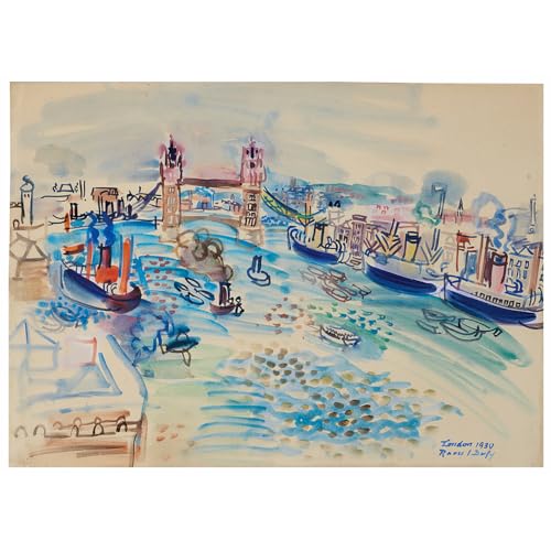 HKAHF AJWUQ Berühmte Raoul Dufy-Poster "The Cruise", abstrakte Leinwandmalerei, Aquarelldrucke für Wohnzimmer, Heimdekoration, Bilder, 70 x 50 cm, ohne Rahmen HKAHF AJWUQ Berühmte Raoul Dufy-Poster "The Cruise", abstrakte Leinwandmalerei, Aquarelldrucke für Wohnzimmer, Heimdekoration, Bilder, 70 x 50 cm, ohne Rahmen von HKAHF AJWUQ