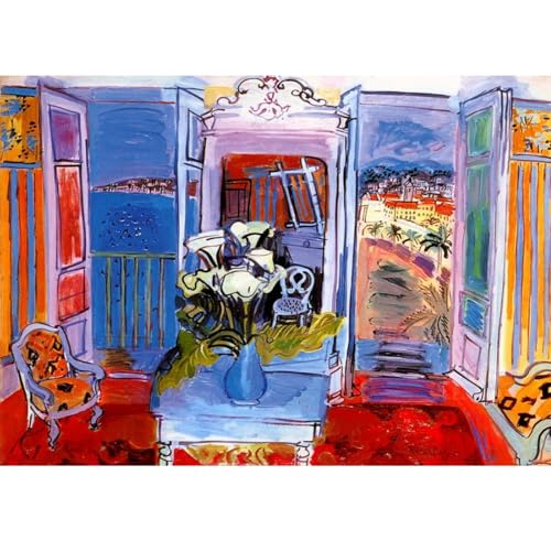 HKAHF AJWUQ Berühmte Raoul Dufy-Poster "The Love Boat", abstrakte Leinwandmalerei, Aquarelldrucke für Wohnzimmer, Heimdekoration, Bilder, 70 x 50 cm, ohne Rahmen HKAHF AJWUQ Berühmte Raoul Dufy-Poster "The Love Boat", abstrakte Leinwandmalerei, Aquarelldrucke für Wohnzimmer, Heimdekoration, Bilder, 70 x 50 cm, ohne Rahmen von HKAHF AJWUQ