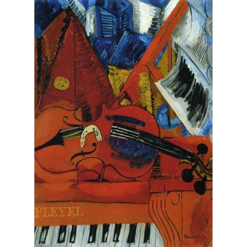 HKAHF AJWUQ Berühmte Raoul Dufy Wandkunst Abstrakte Poster 《Geige》Leinwandmalerei Raoul Dufy Drucke Nordic Home Wohnzimmer Dekor Bild 30x40cmx1 Kein Rahmen HKAHF AJWUQ Berühmte Raoul Dufy Wandkunst Abstrakte Poster 《Geige》Leinwandmalerei Raoul Dufy Drucke Nordic Home Wohnzimmer Dekor Bild 30x40cmx1 Kein Rahmen von HKAHF AJWUQ