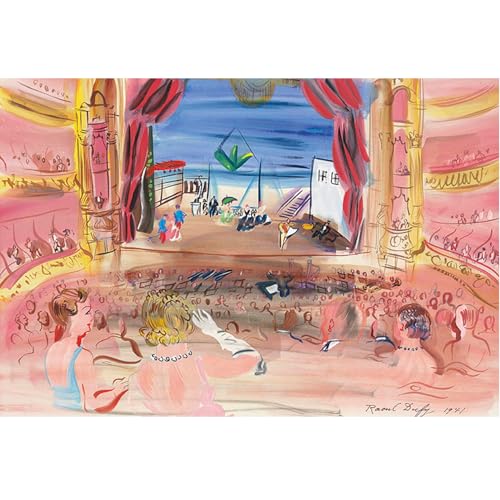 HKAHF AJWUQ Berühmte Raoul Dufy Wandkunst Abstrakte Poster《Oper mit roten Vorhängen》Leinwandmalerei Raoul Dufy Drucke Zuhause Wohnzimmer Dekor Bild 30x40cm Kein Rahmen HKAHF AJWUQ Berühmte Raoul Dufy Wandkunst Abstrakte Poster《Oper mit roten Vorhängen》Leinwandmalerei Raoul Dufy Drucke Zuhause Wohnzimmer Dekor Bild 30x40cm Kein Rahmen von HKAHF AJWUQ
