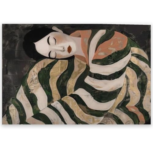 HKAHF AJWUQ Berühmtes Matisse Poster 《Schlafende Frau》Ausstellung Wandkunst Matisse Leinwandmalerei Abstrakte Drucke Für Wohnzimmer Dekor Bild 20x15cmx1 Kein Rahmen von HKAHF AJWUQ
