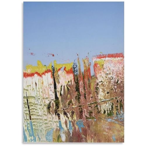 HKAHF AJWUQ Gerhard Richter Drucke Abstrakte Kunst Poster Modernes Bild Farbe Graffiti Wandkunst Gerhard Richter Leinwand Malerei Für Wohnkultur 50x70cm ungerahmt von HKAHF AJWUQ