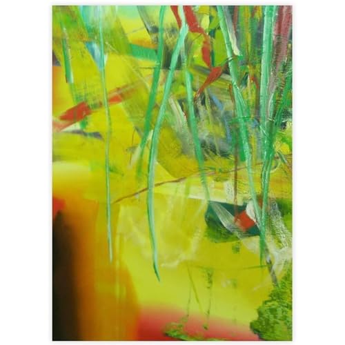 HKAHF AJWUQ Gerhard Richter Poster Berühmte Wandkunst Moderne Drucke Bunte Graffiti Leinwand Malerei Gerhard Richter Bild Für Wohnkultur 50x70cmx1 Ungerahmt von HKAHF AJWUQ