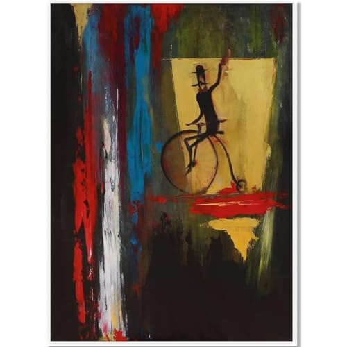 HKAHF AJWUQ Gerhard Richter Wandkunst Abstraktes Poster Ausstellungsdrucke Bunte Graffiti Leinwand Malerei Gerhard Richter Bild Für Wohnkultur 50x70cm ungerahmt von HKAHF AJWUQ