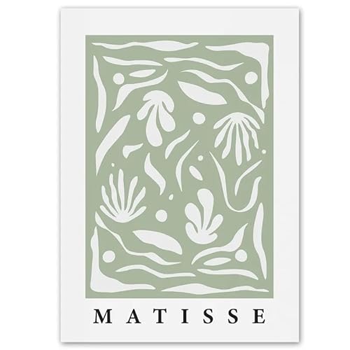 HKAHF AJWUQ Matisse Poster Matisse Drucke Koralle Blatt Leinwand Malerei Tanz Wandkunst Nordisches Bild für Wohnzimmer Dekoration 30x40cmx1 Kein Rahmen von HKAHF AJWUQ
