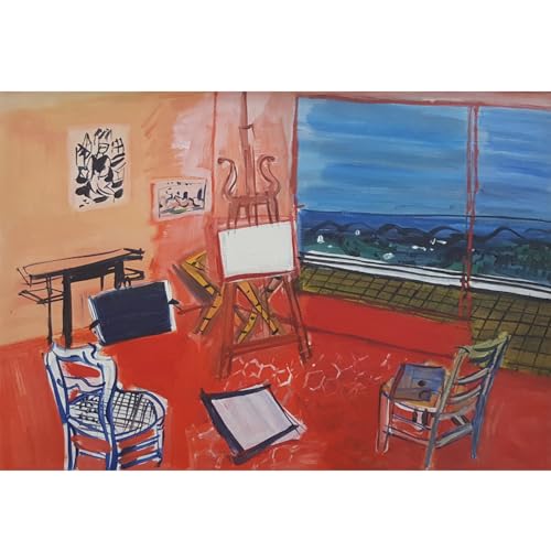 HKAHF AJWUQ Raoul Dufy Ausstellung Wandkunst Abstrakte Poster 《Studio》Leinwandmalerei Raoul Dufy Drucke Nordisches Zuhause Wohnzimmer Dekor Bild 30x40cmx1 Kein Rahmen HKAHF AJWUQ Raoul Dufy Ausstellung Wandkunst Abstrakte Poster 《Studio》Leinwandmalerei Raoul Dufy Drucke Nordisches Zuhause Wohnzimmer Dekor Bild 30x40cmx1 Kein Rahmen von HKAHF AJWUQ