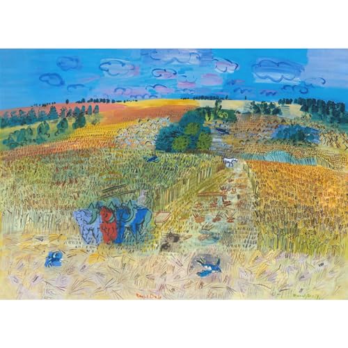 HKAHF AJWUQ Raoul Dufy Poster Season of Harvest Wandkunst, abstrakte Leinwandmalerei, Aquarelldrucke für Wohnzimmer, Heimdekoration, Bilder, 70 x 50 cm, ohne Rahmen HKAHF AJWUQ Raoul Dufy Poster Season of Harvest Wandkunst, abstrakte Leinwandmalerei, Aquarelldrucke für Wohnzimmer, Heimdekoration, Bilder, 70 x 50 cm, ohne Rahmen von HKAHF AJWUQ