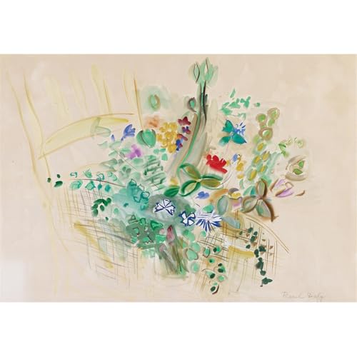 HKAHF AJWUQ Raoul Dufy Wandkunst Abstrakte Poster 《Blumenstrauß auf Stuhl》Leinwandmalerei Raoul Dufy Drucke Nordic Home Wohnzimmer Dekor Bild 30x40cmx1 Kein Rahmen HKAHF AJWUQ Raoul Dufy Wandkunst Abstrakte Poster 《Blumenstrauß auf Stuhl》Leinwandmalerei Raoul Dufy Drucke Nordic Home Wohnzimmer Dekor Bild 30x40cmx1 Kein Rahmen von HKAHF AJWUQ