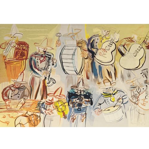 HKAHF AJWUQ Raoul Dufy Wandkunst Abstrakte Poster Mexikanisches Orchester Leinwand Malerei Raoul Dufy Drucke Nordisch Zuhause Wohnzimmer Dekor Bild 30x40cmx1 Kein Rahmen HKAHF AJWUQ Raoul Dufy Wandkunst Abstrakte Poster Mexikanisches Orchester Leinwand Malerei Raoul Dufy Drucke Nordisch Zuhause Wohnzimmer Dekor Bild 30x40cmx1 Kein Rahmen von HKAHF AJWUQ