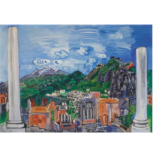 HKAHF AJWUQ Raoul Dufy Wandkunst Abstrakte Poster Und Leinwand Gemälde 《Taorminas Antikes Theater》 Drucke Nordic Home Wohnzimmer Dekor Bild 30x40cmx1 Kein Rahmen HKAHF AJWUQ Raoul Dufy Wandkunst Abstrakte Poster Und Leinwand Gemälde 《Taorminas Antikes Theater》 Drucke Nordic Home Wohnzimmer Dekor Bild 30x40cmx1 Kein Rahmen von HKAHF AJWUQ