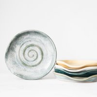 Handgefertigte Keramik Löffel Ablage Halter Für Küchenutensilien, Teebeutel Ablage Handgefertigte Keramik Löffel Ablage Halter Für Küchenutensilien, Teebeutel Ablage von HKAceramics