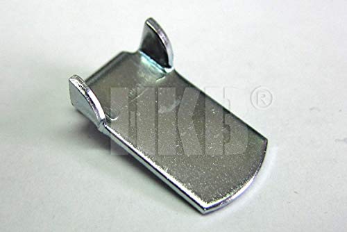 10 Stück HKB Bodenträger VARI-11mm für VARI-16mm Schiene, Stahl silber chromiert von HKB