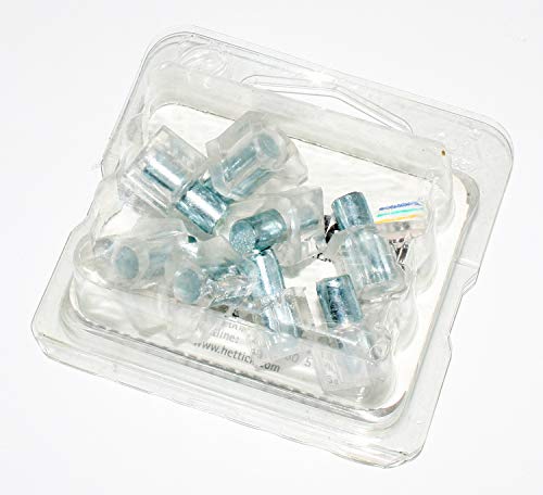 HETTICH 8x Safety-Bodenträger Ø4 mm transparent mit Stahlstift von HKB