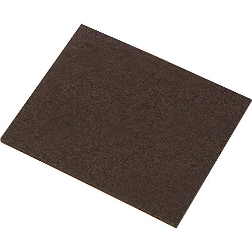 HKB® 20 STK. Filzgleiter selbstklebend | 25mm x 25mm | braun von HKB