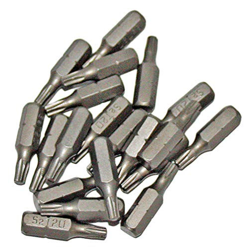 HKB® 20 Stück Torx Bits, T20, 1/4" x 25mm, aus Hochleistungs-Stahl, Hersteller HKB, Artikel-Nr. 51402 von HKB
