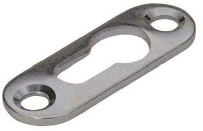 HKB® Linsenkopfbeschlag, Schrankaufhänger für Linsenkopfschrauben | 42 x 15 mm | 2 Stück 62310 von HKB